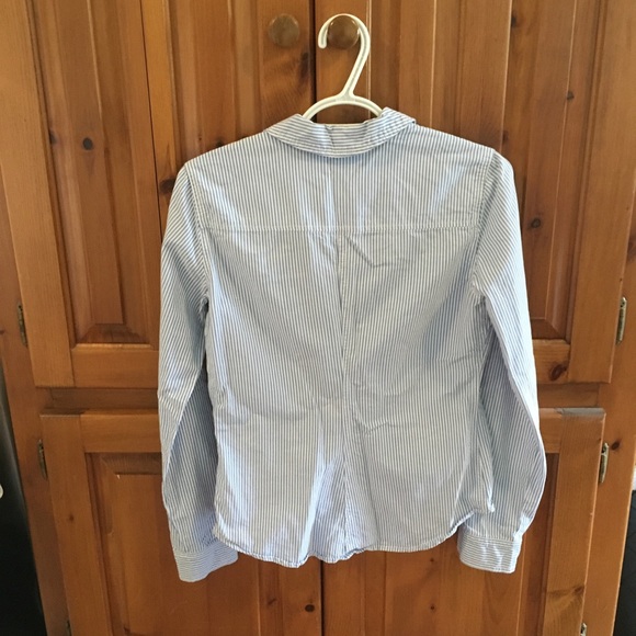 Garage Blue and White Button Down - Picture 2 of 5